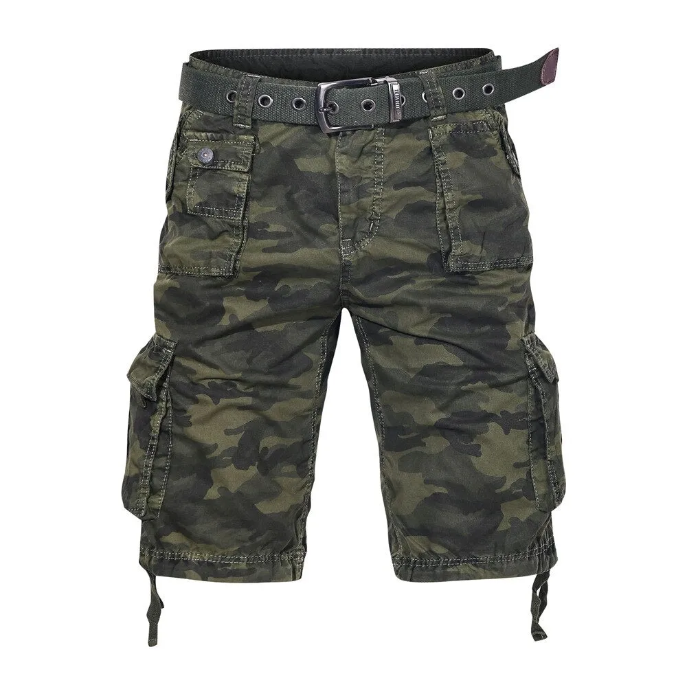 Nsqured Men's Camouflage Cargo Shorts