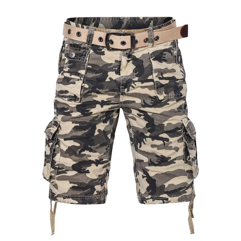 Nsqured Men's Camouflage Cargo Shorts