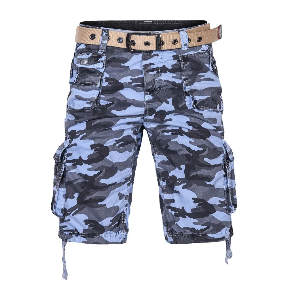 Nsqured Men's Camouflage Cargo Shorts