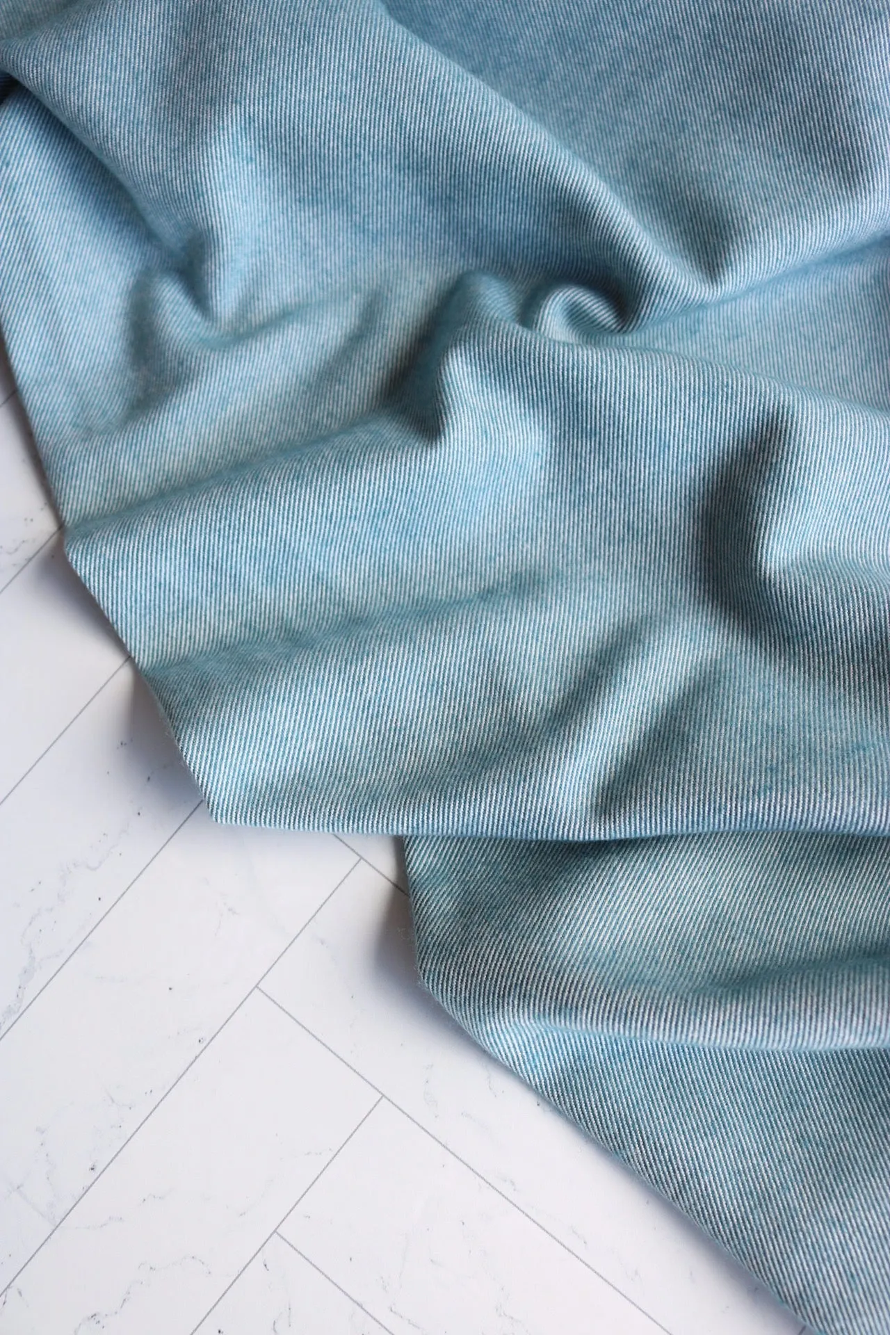 Ocean | Seawool Twill Flannel | Robert Kaufman