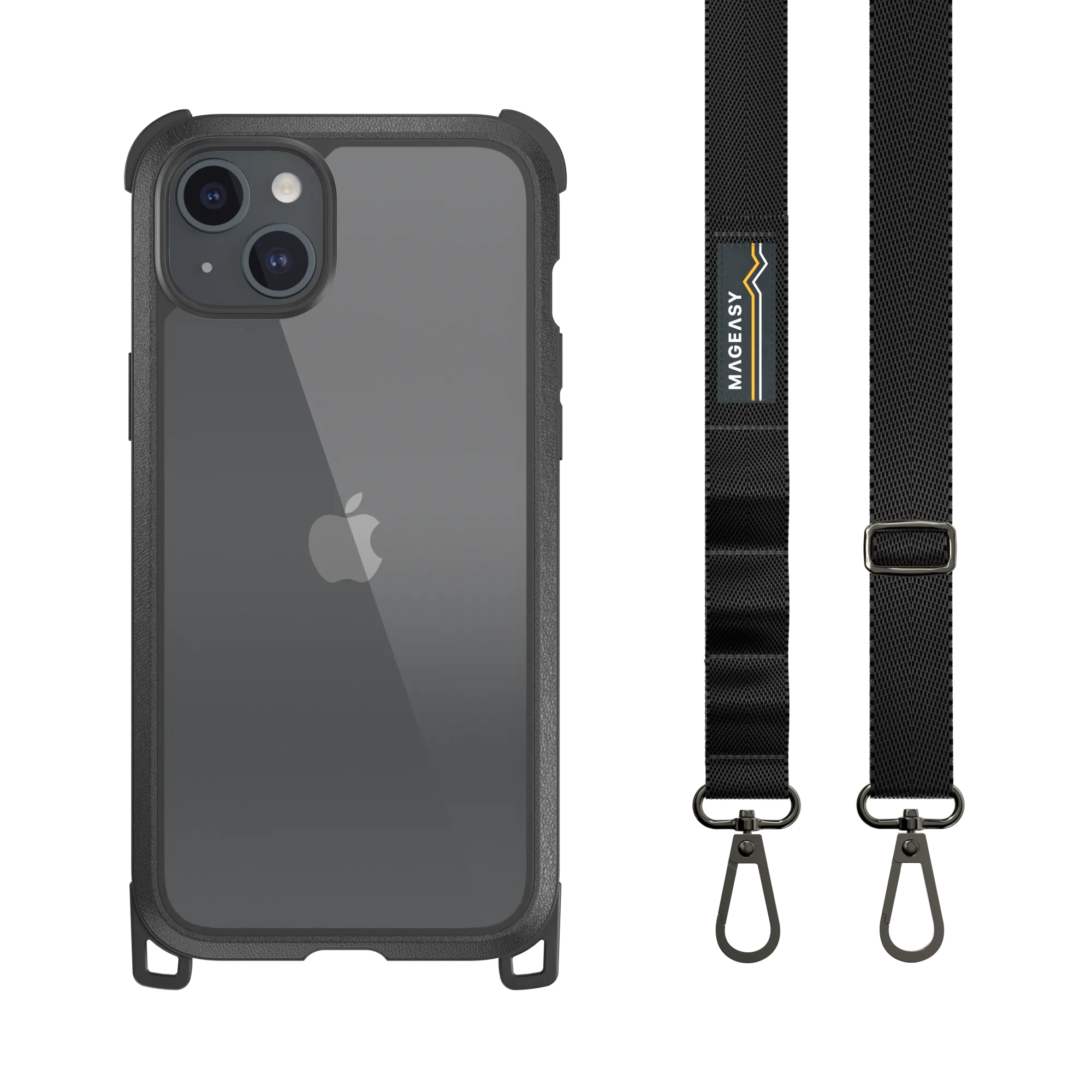 Odyssey   Strap Rugged Utility Protective iPhone 15 Case with Lanyard