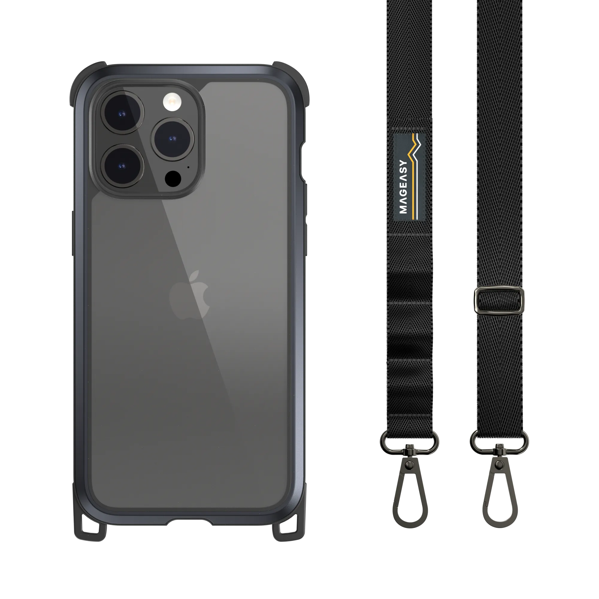 Odyssey   Strap Rugged Utility Protective iPhone 15 Case with Lanyard