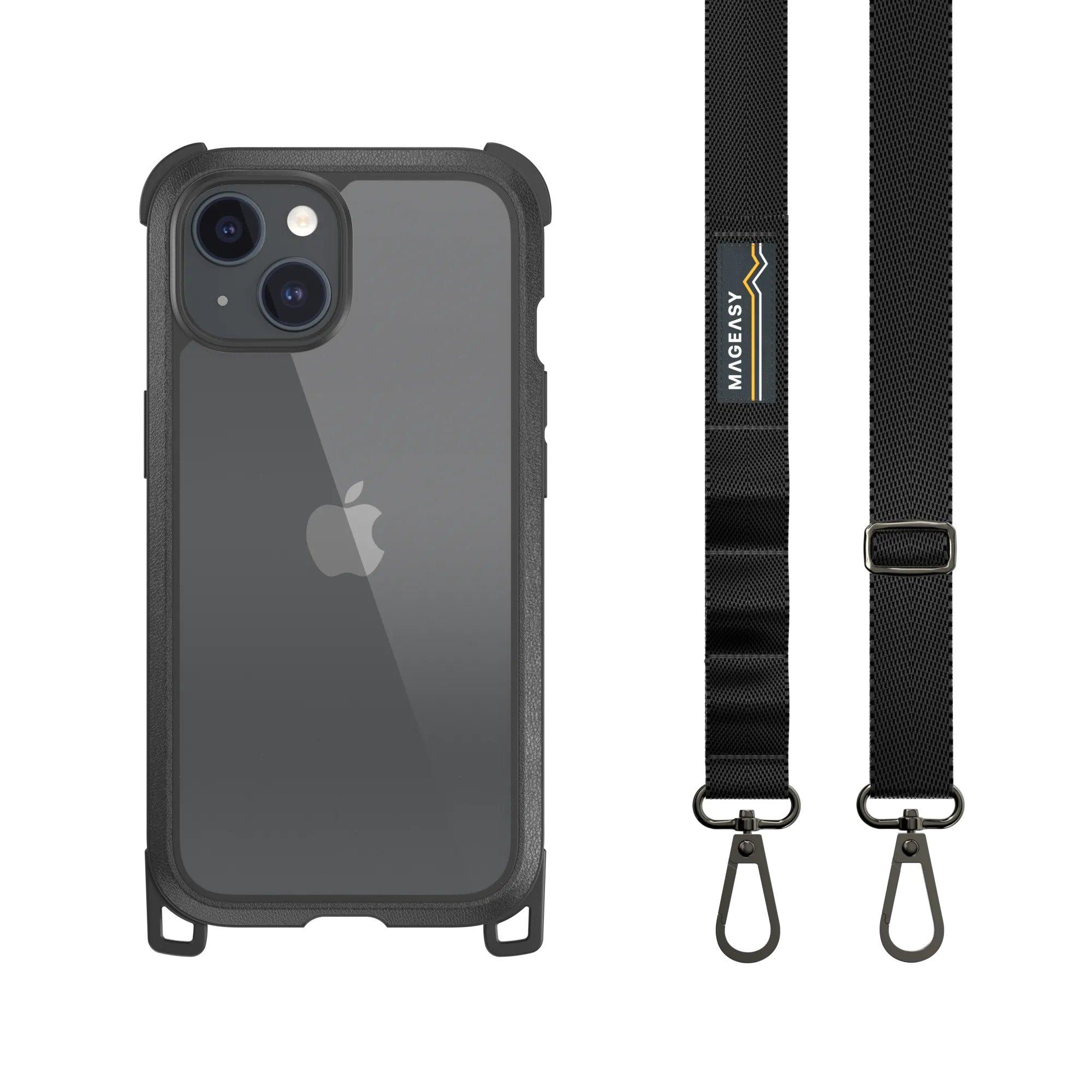 Odyssey   Strap Rugged Utility Protective iPhone 15 Case with Lanyard