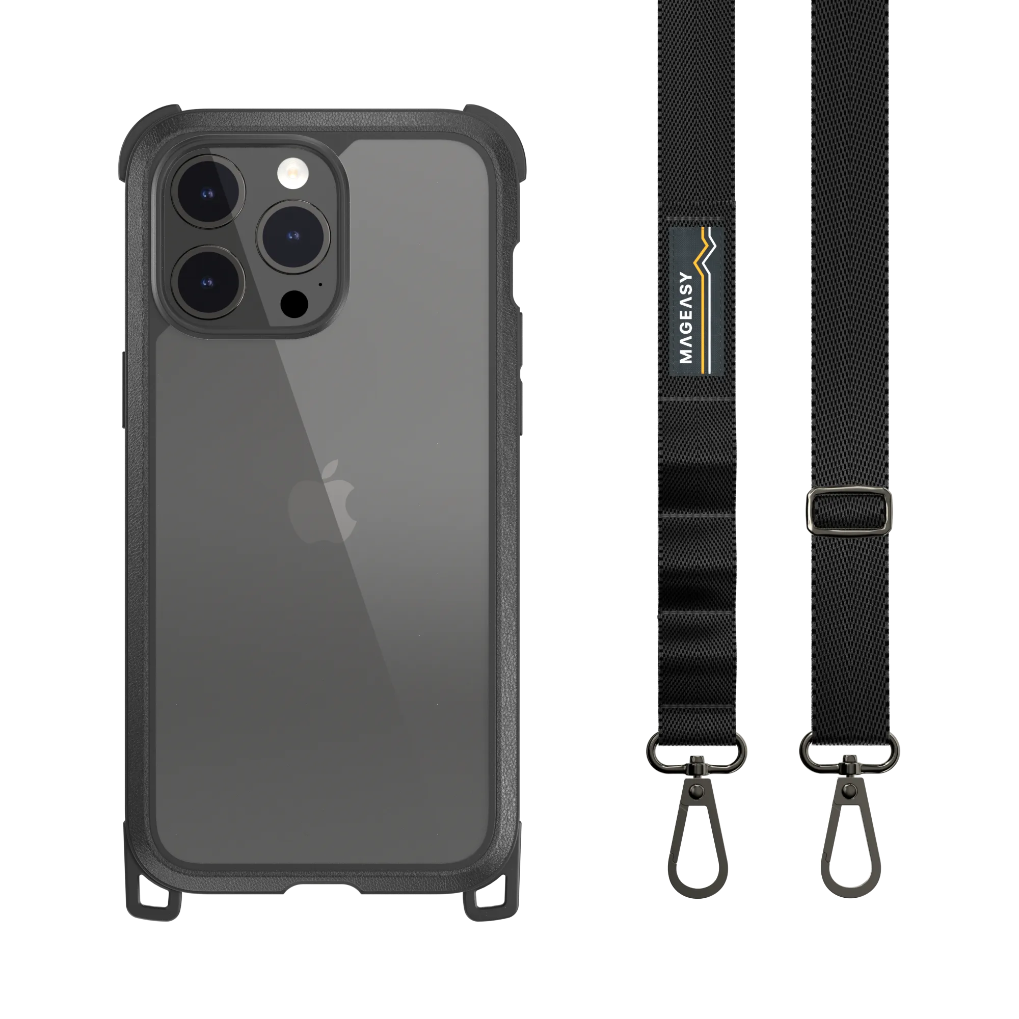 Odyssey   Strap Rugged Utility Protective iPhone 15 Case with Lanyard