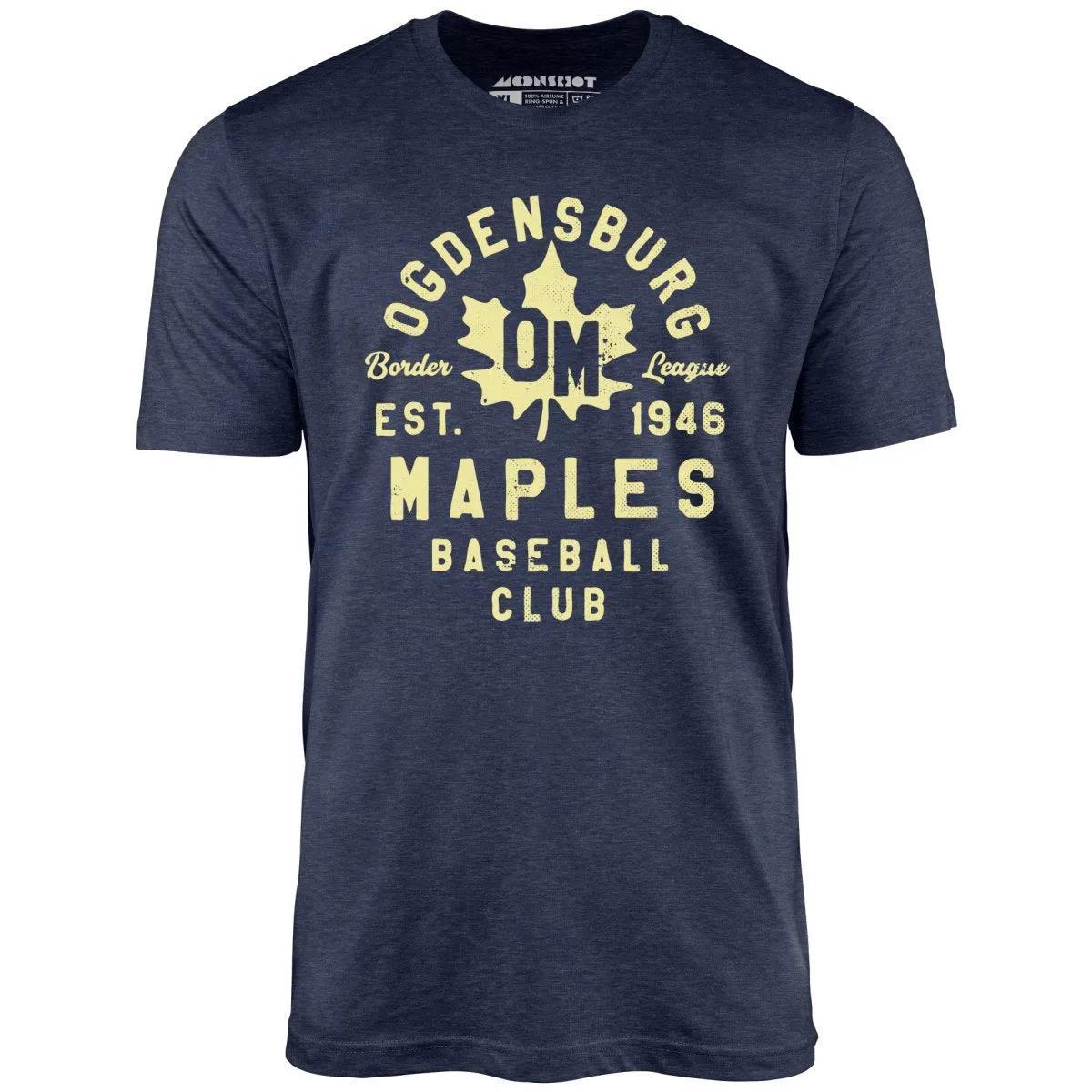 Ogdensburg Maples - New York - Vintage Defunct Baseball Teams - Unisex T-Shirt