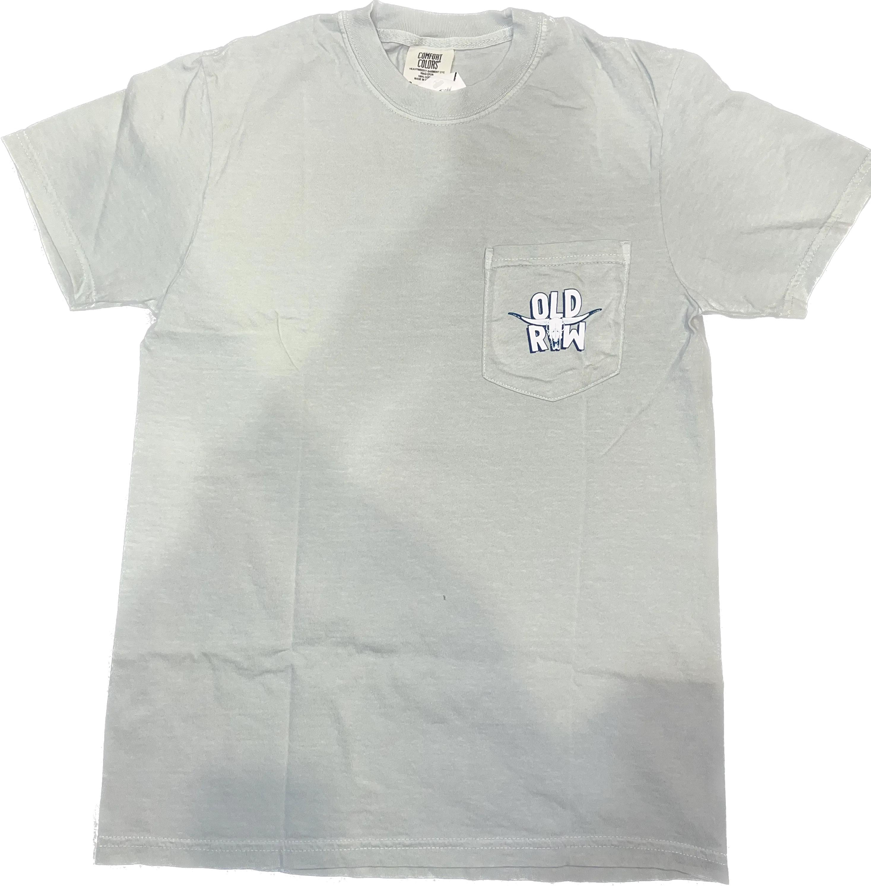 Old Row The Road Sign Pocket Tee WROW-2590