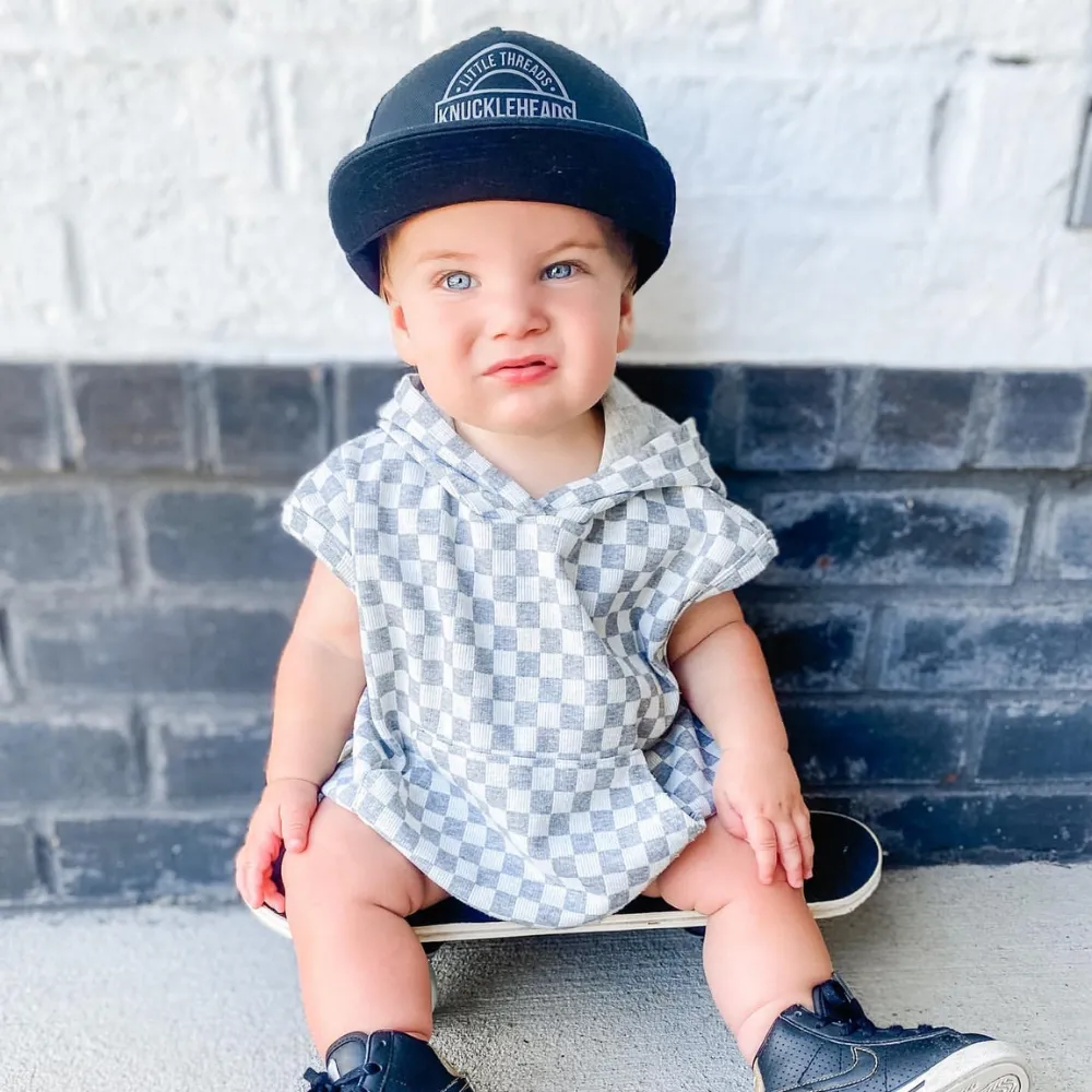 One Day Grey Kids Trucker Hat