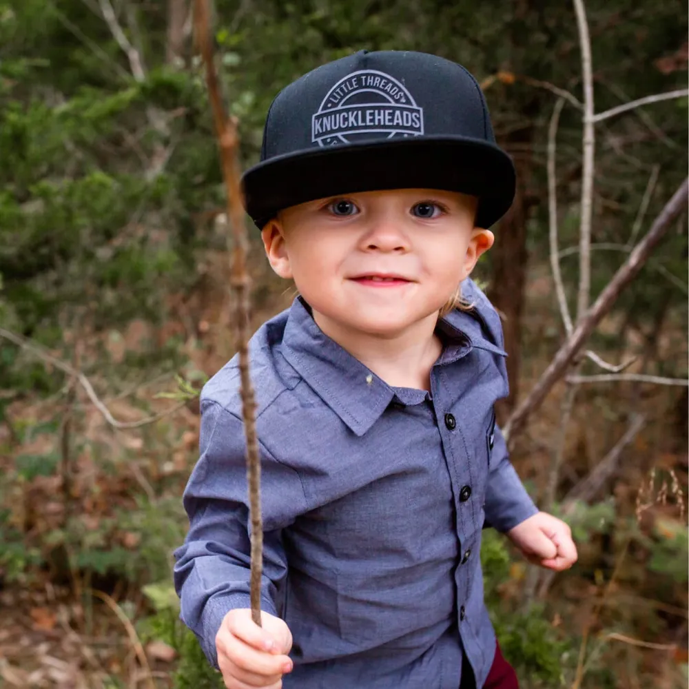 One Day Grey Kids Trucker Hat