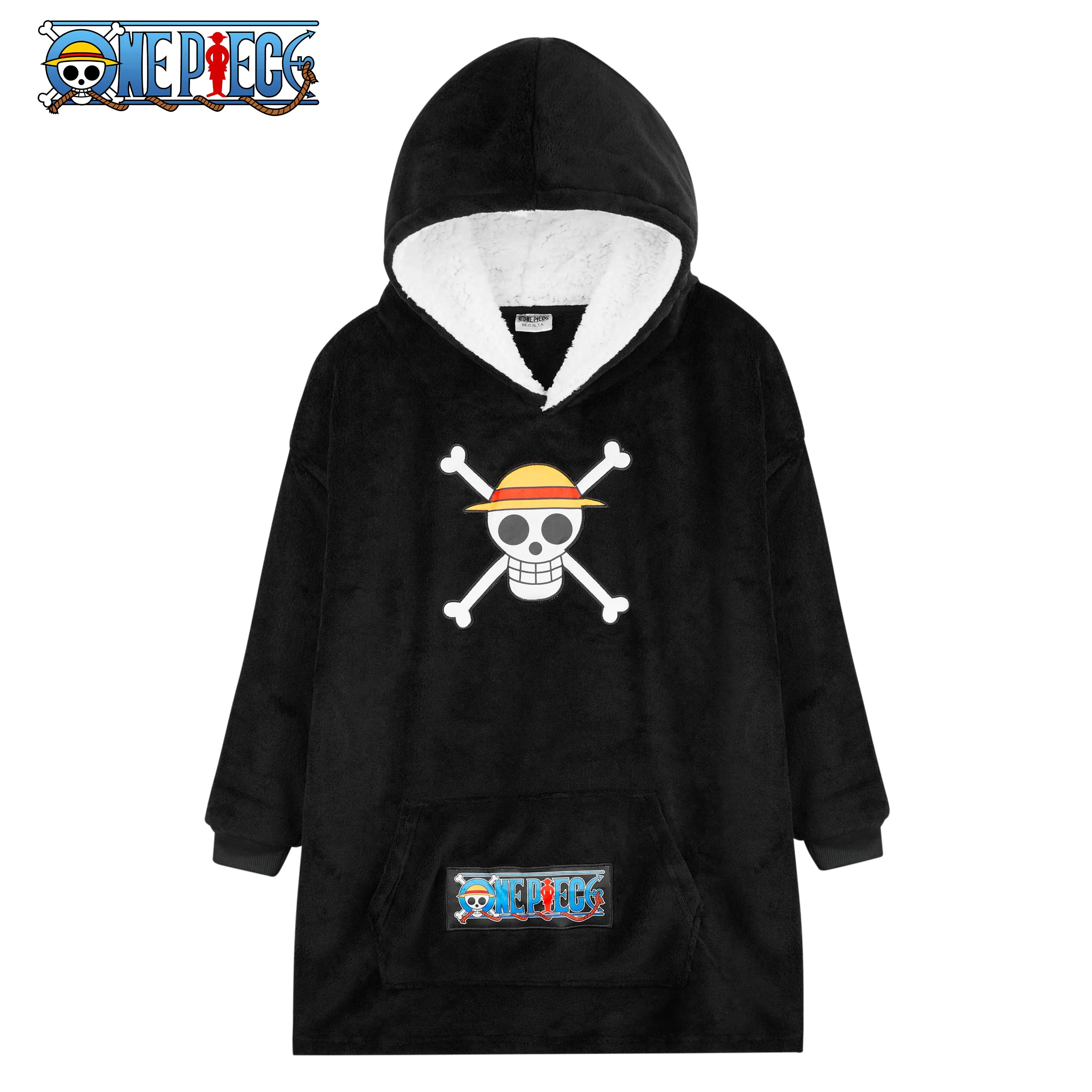 One Piece Fleece Hoodie Blanket for Boys & Teenagers