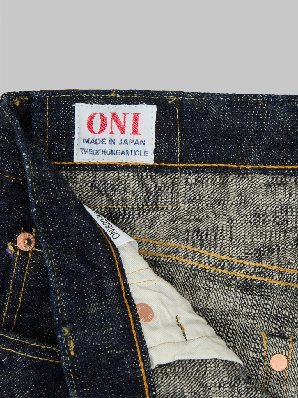 ONI Denim 622 "Kasuri" 17oz Relaxed Tapered Jeans