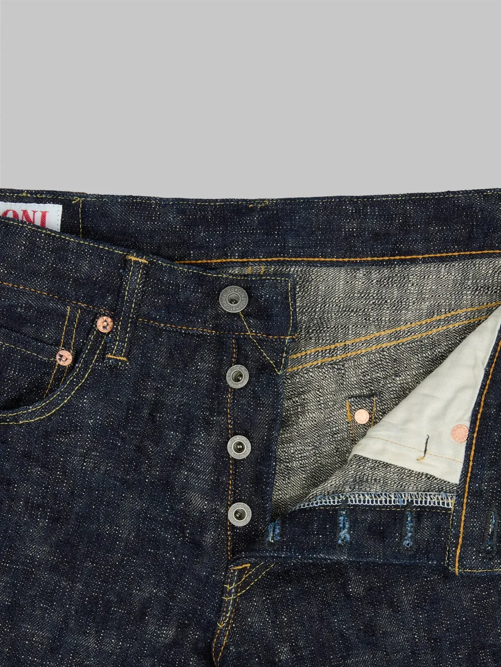 ONI Denim 622 "Kasuri" 17oz Relaxed Tapered Jeans
