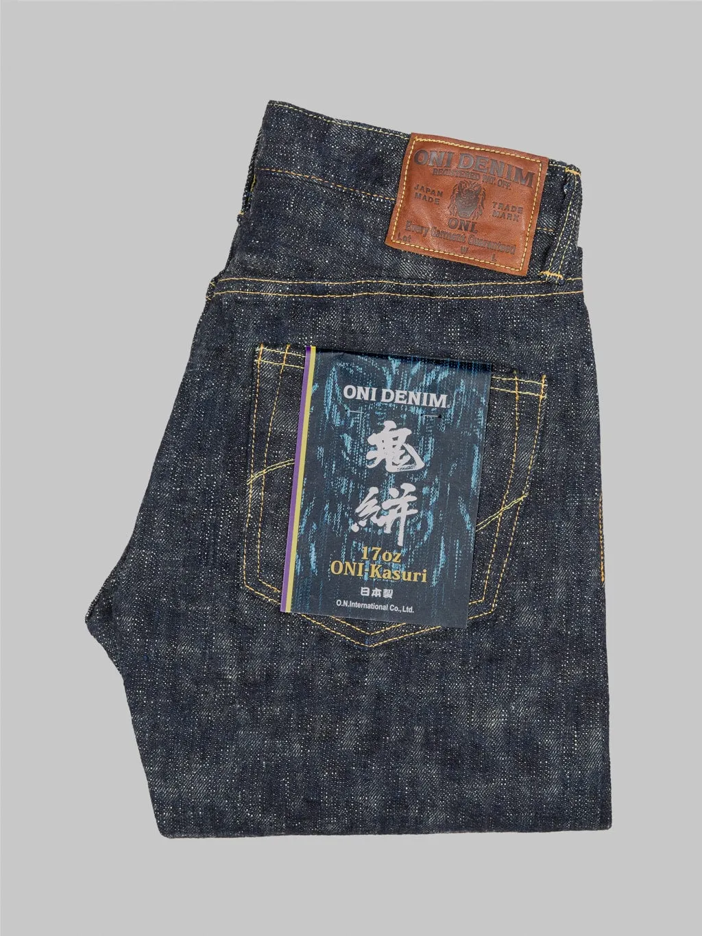 ONI Denim 622 "Kasuri" 17oz Relaxed Tapered Jeans
