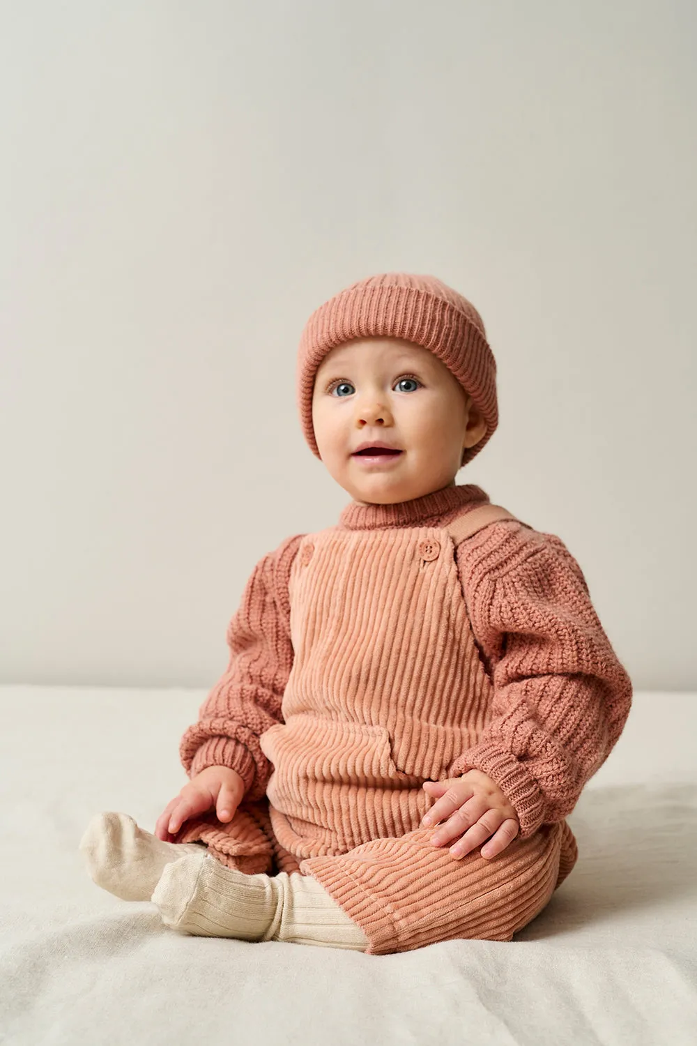 Organic Corduroy Baby Overalls