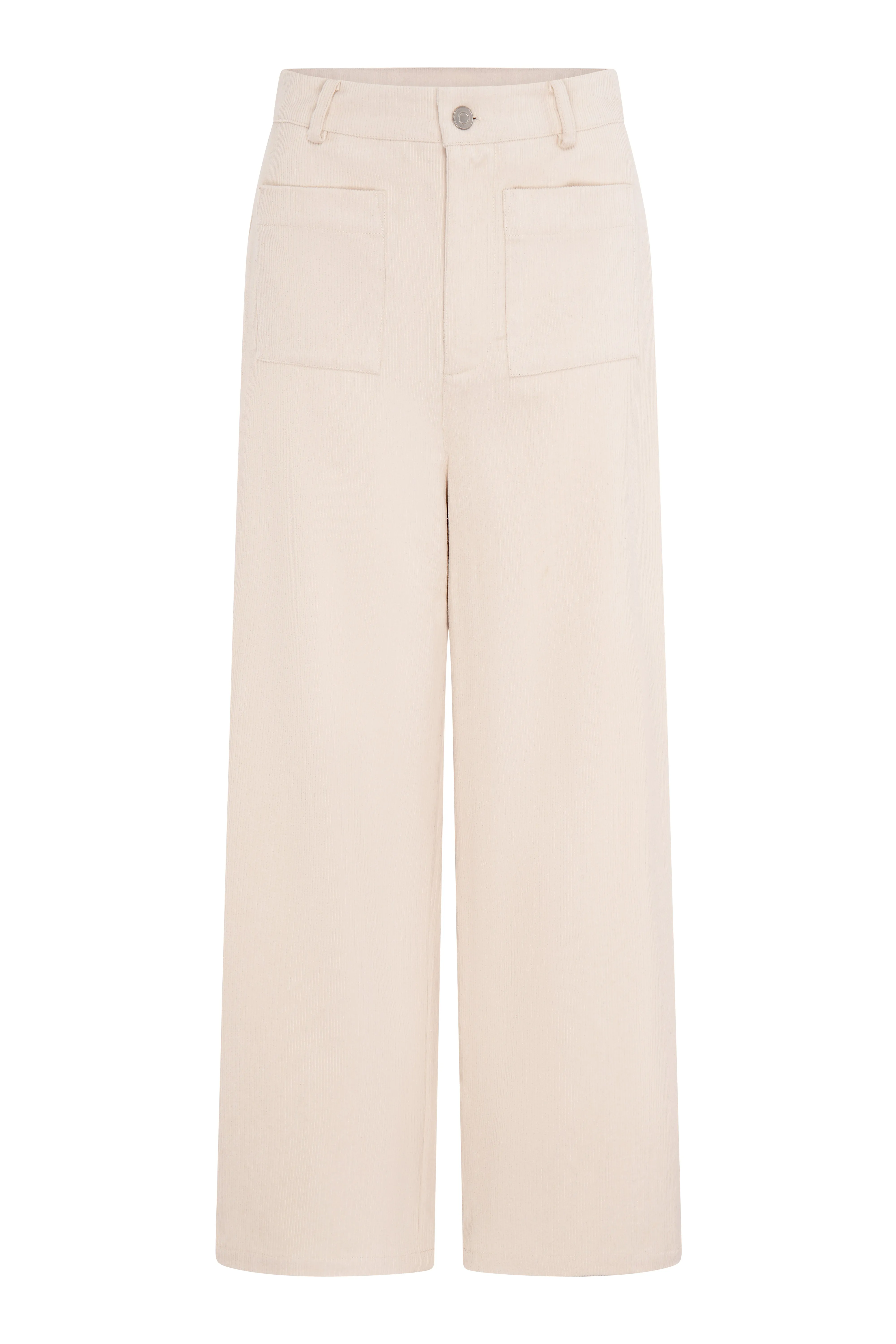 Orielle Cord Trouser in Ecru
