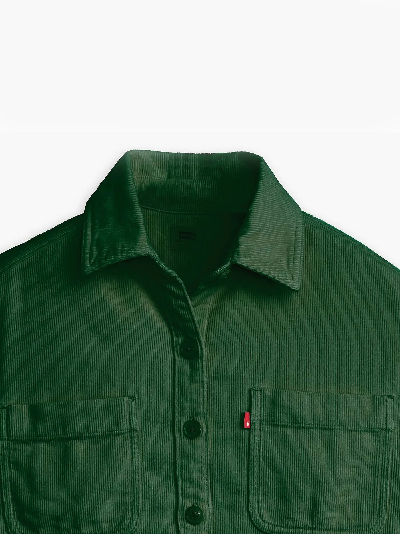 Orion Corduroy Python Green GD Long Sleeve Buttondown Shirt