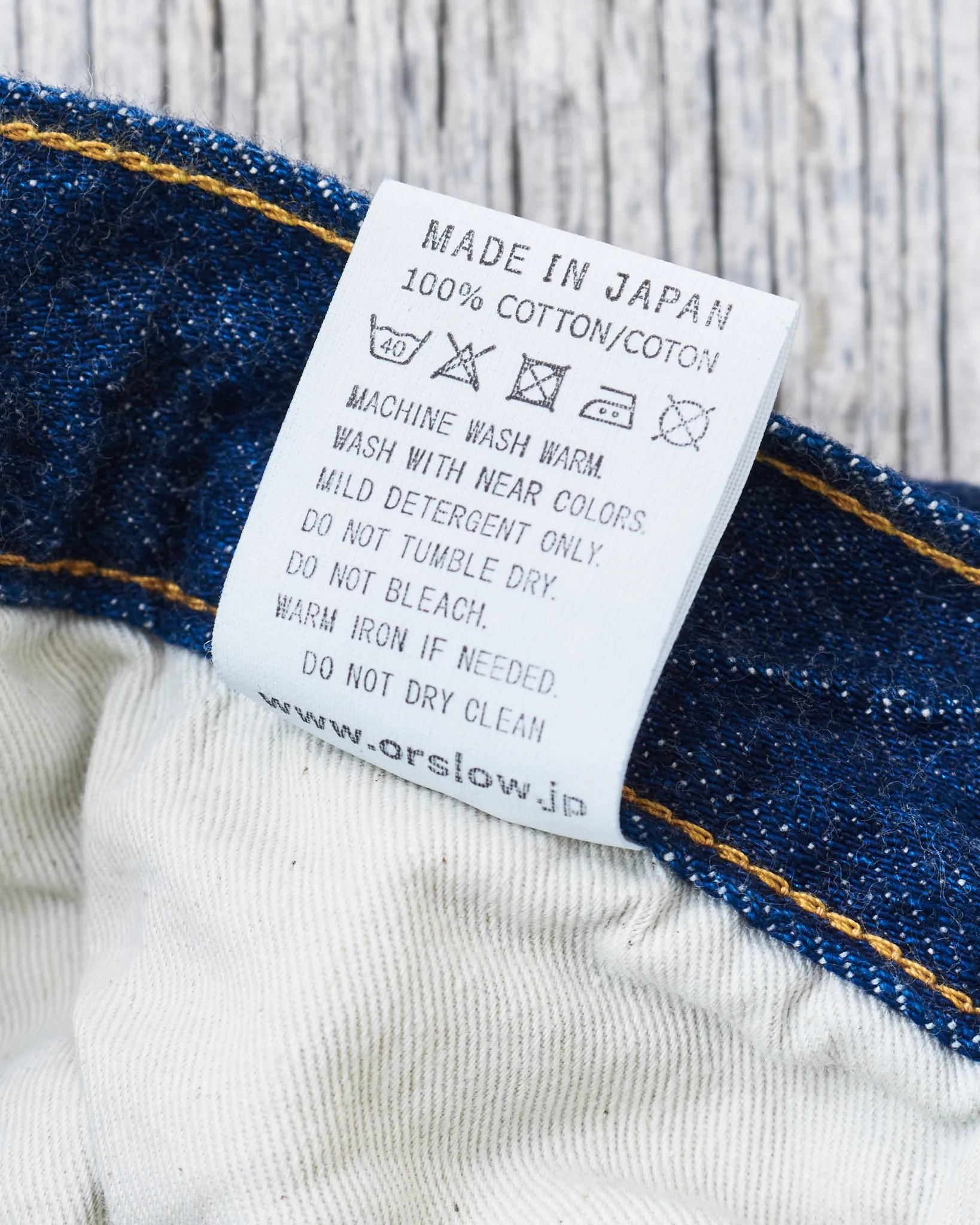OrSlow 1040 Women's Jasmine Curved Seam Jeans