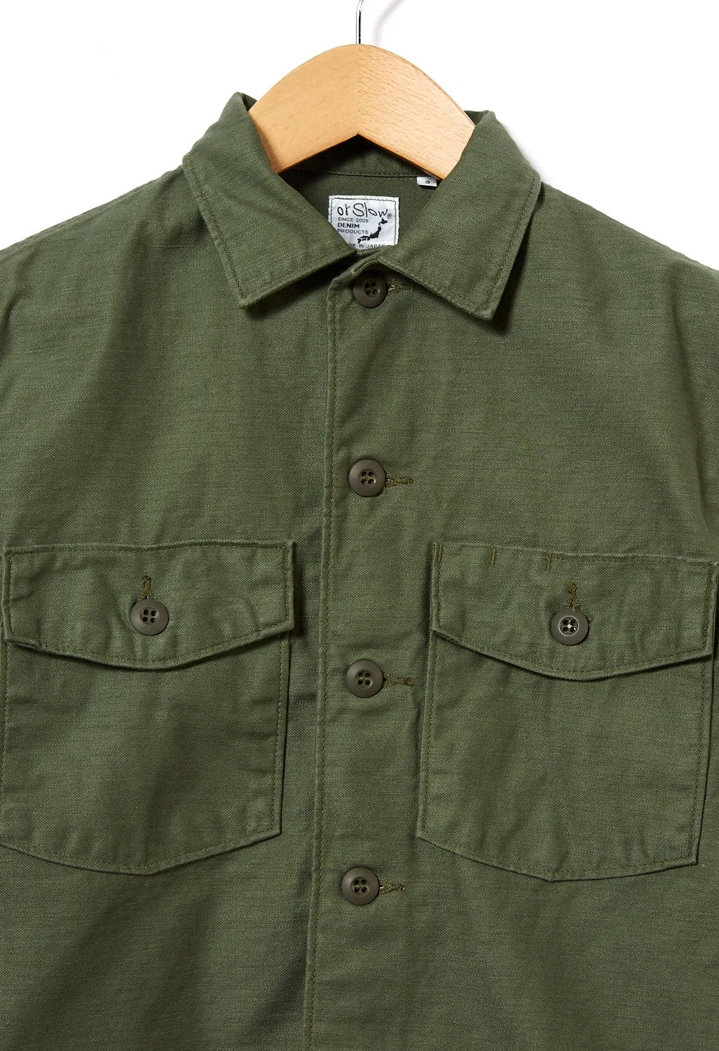 orSlow Men's US Army Shirt - Green