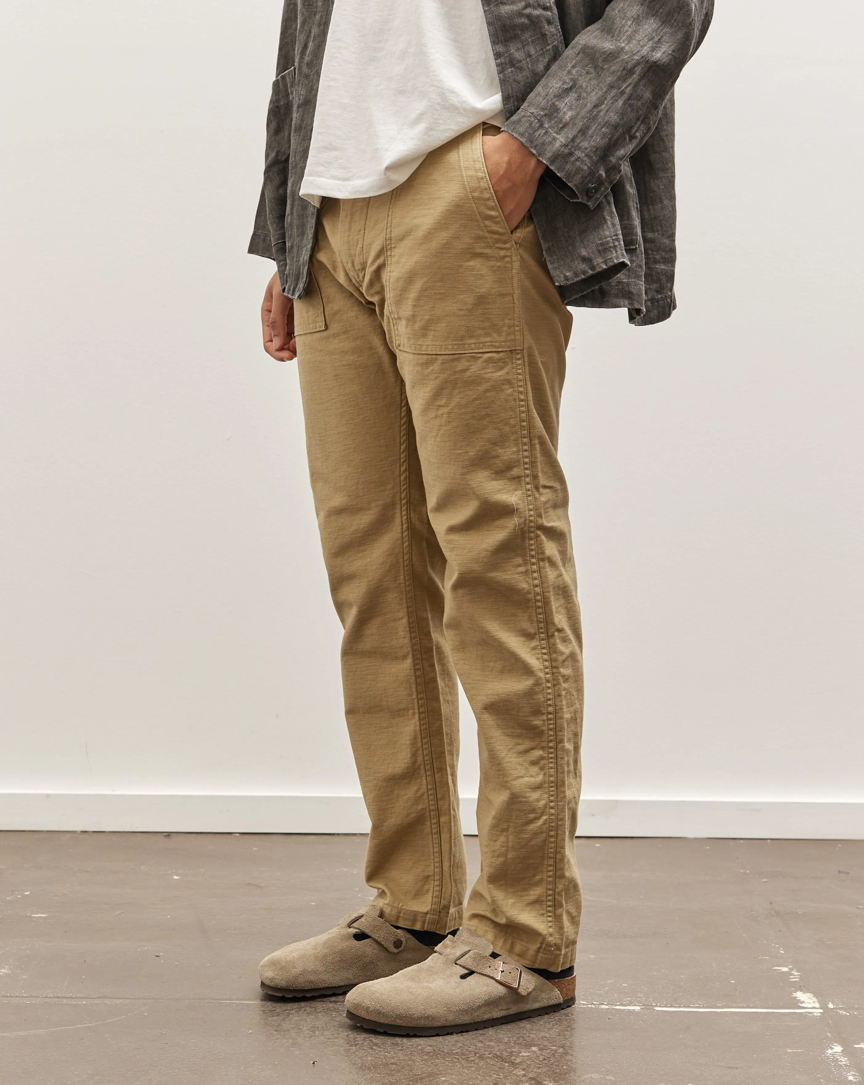 orSlow Slim Fit Fatigue Pant, Khaki