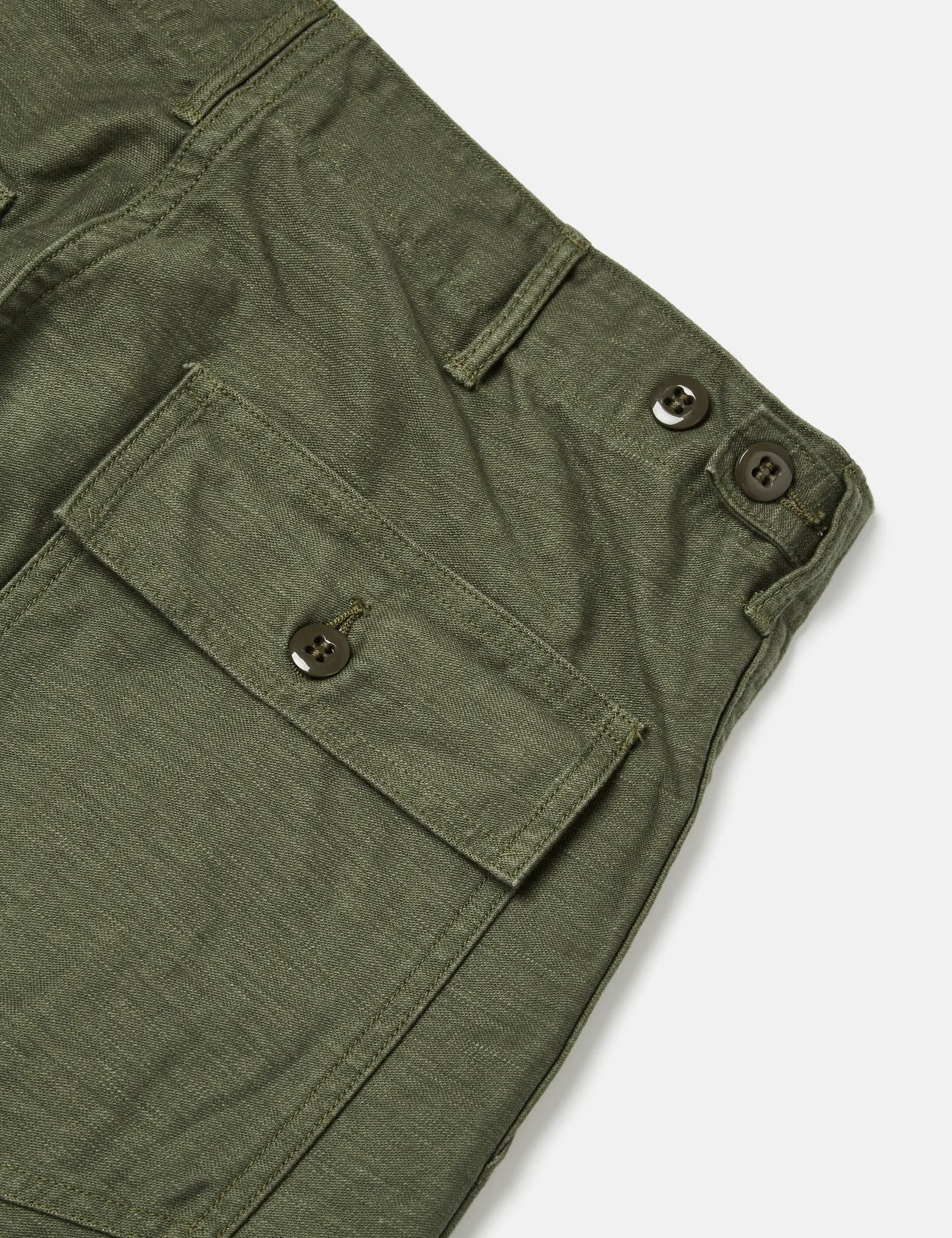 orSlow US Army Fatigue Pants (Regular Fit) - Green