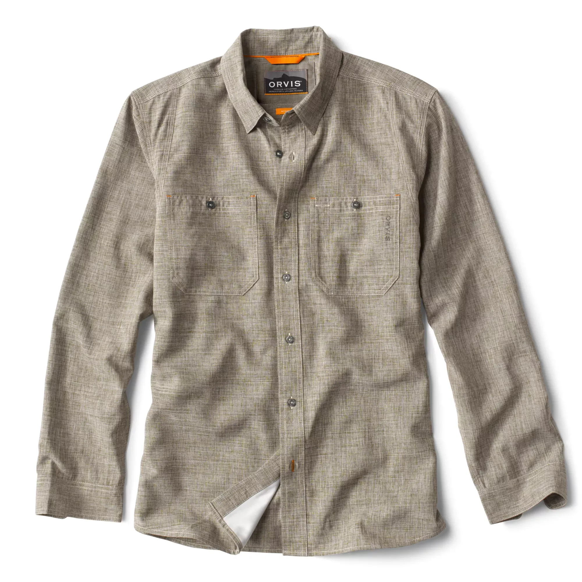 Orvis LS Tech Chambray Work Shirt / Ranger