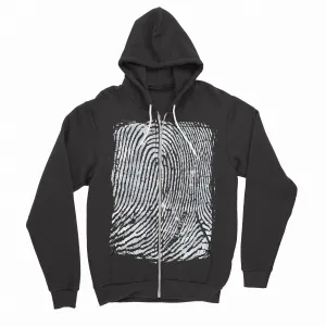 Our Lady Peace - Fingerprint - Black Zip Up Hoodie