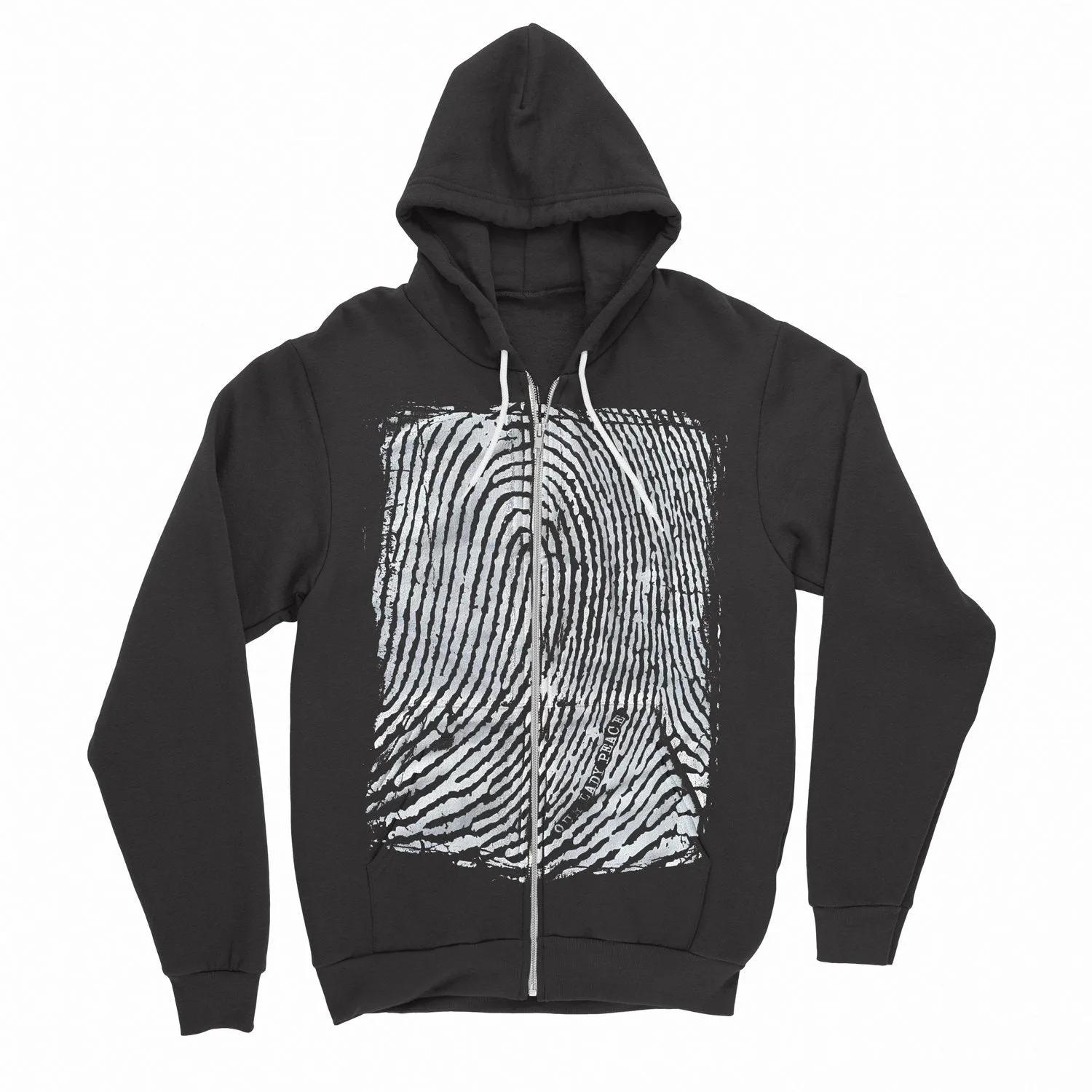 Our Lady Peace - Fingerprint - Black Zip Up Hoodie