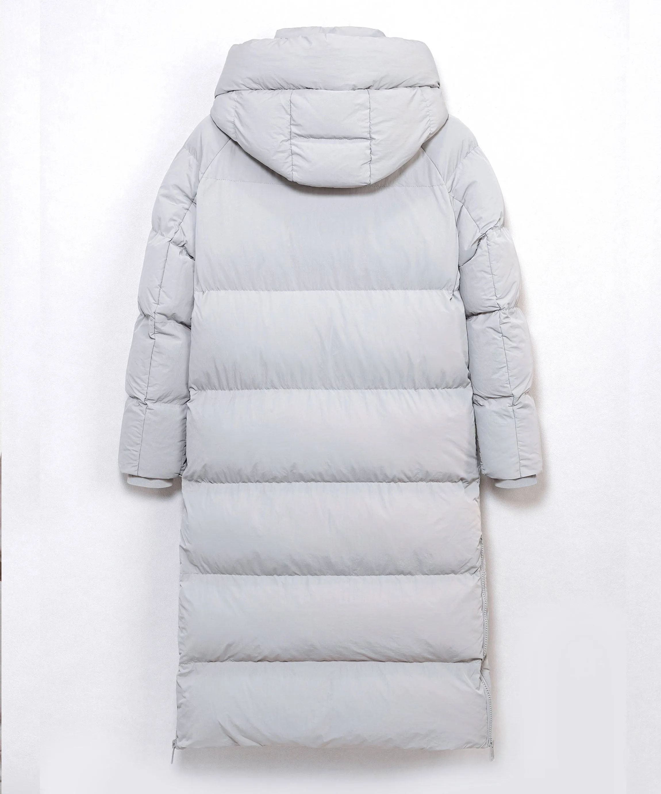 Oversize Jacke Addie Lang Grau