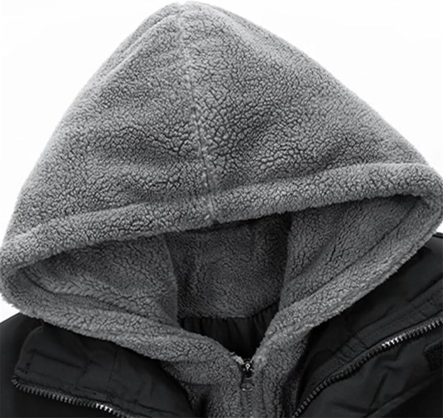 Oversize Mens Winter Coat Hooded Down Quilted Coat Warm Winter Puffer Jacket Windproof Insulated Jacket Snow Parka