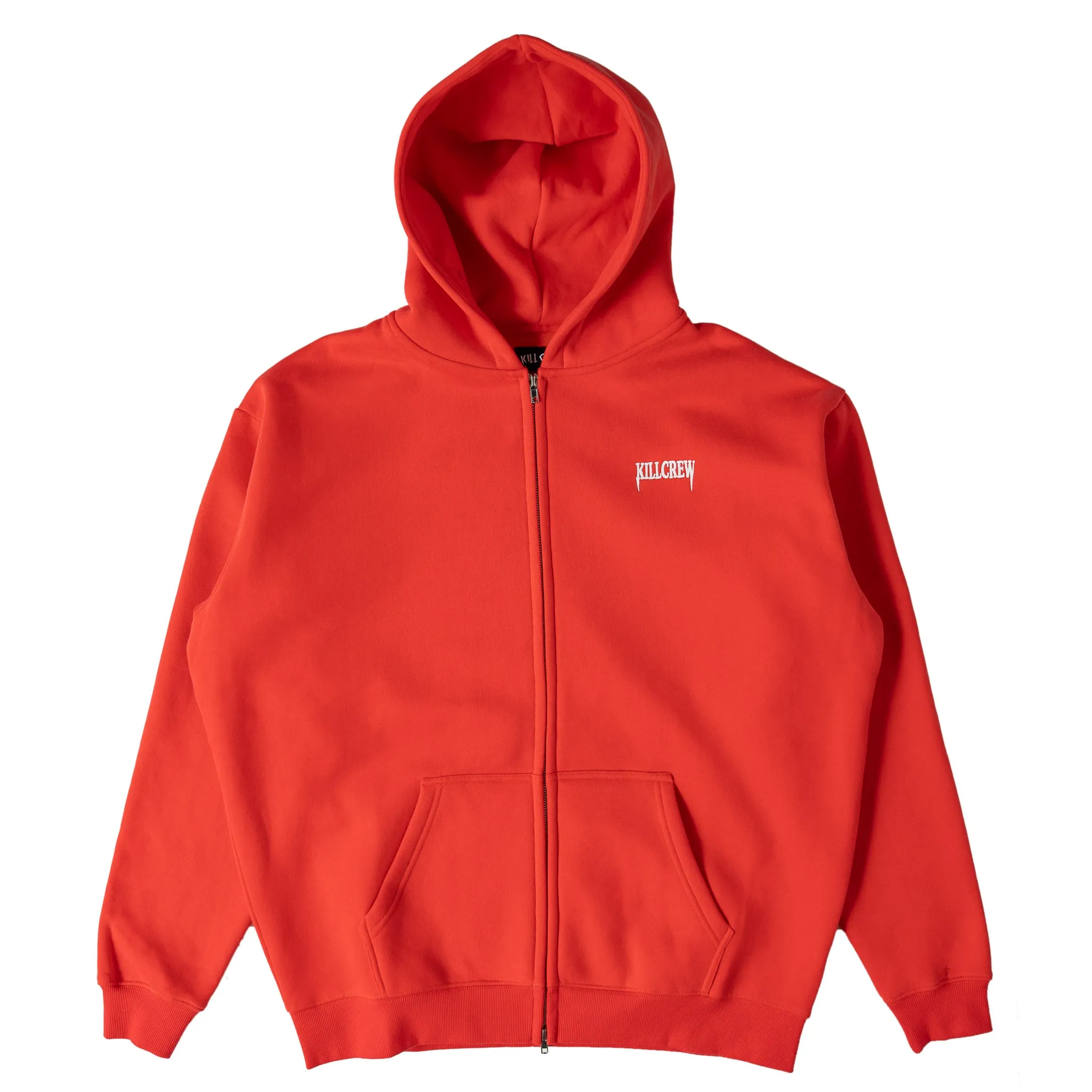OVERSIZED LUX "SIMPLE" ZIP UP - RED
