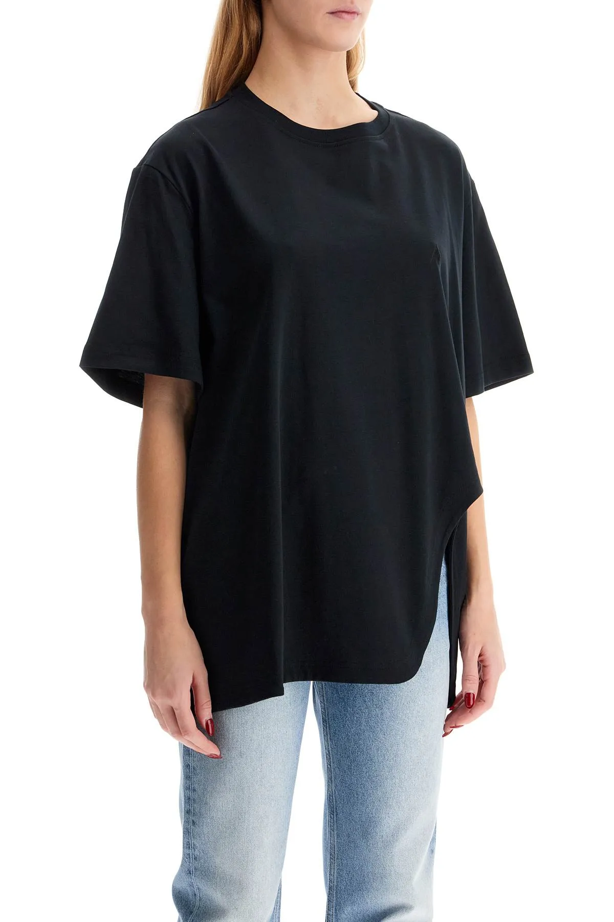 'oversized t-shirt 250WCT00350JJJ025AA BLACK