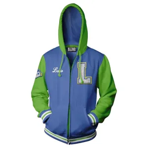 OVERWATCH - Varsity LUCIO Zip-up Hoodies (XL)