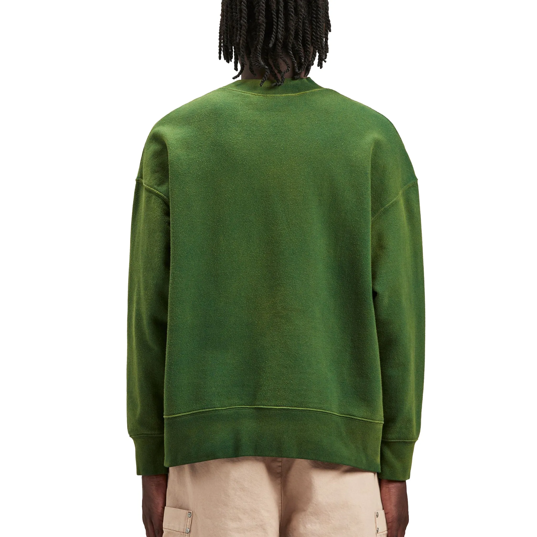 Palm Angels College Crewneck Green/Gold