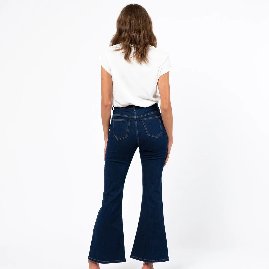 Paperheart Dark Denim Split Front Pants Denim 6
