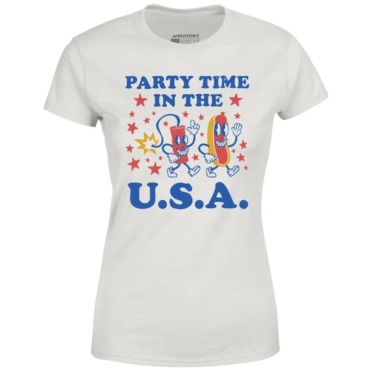 Party Time in The U.S.A. - Women's T-Shirt