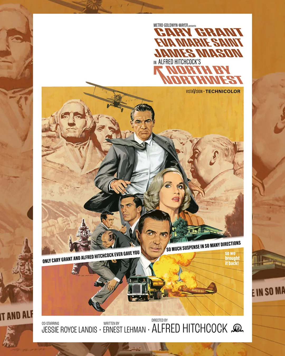 Paul Mann - "North By Northwest" print