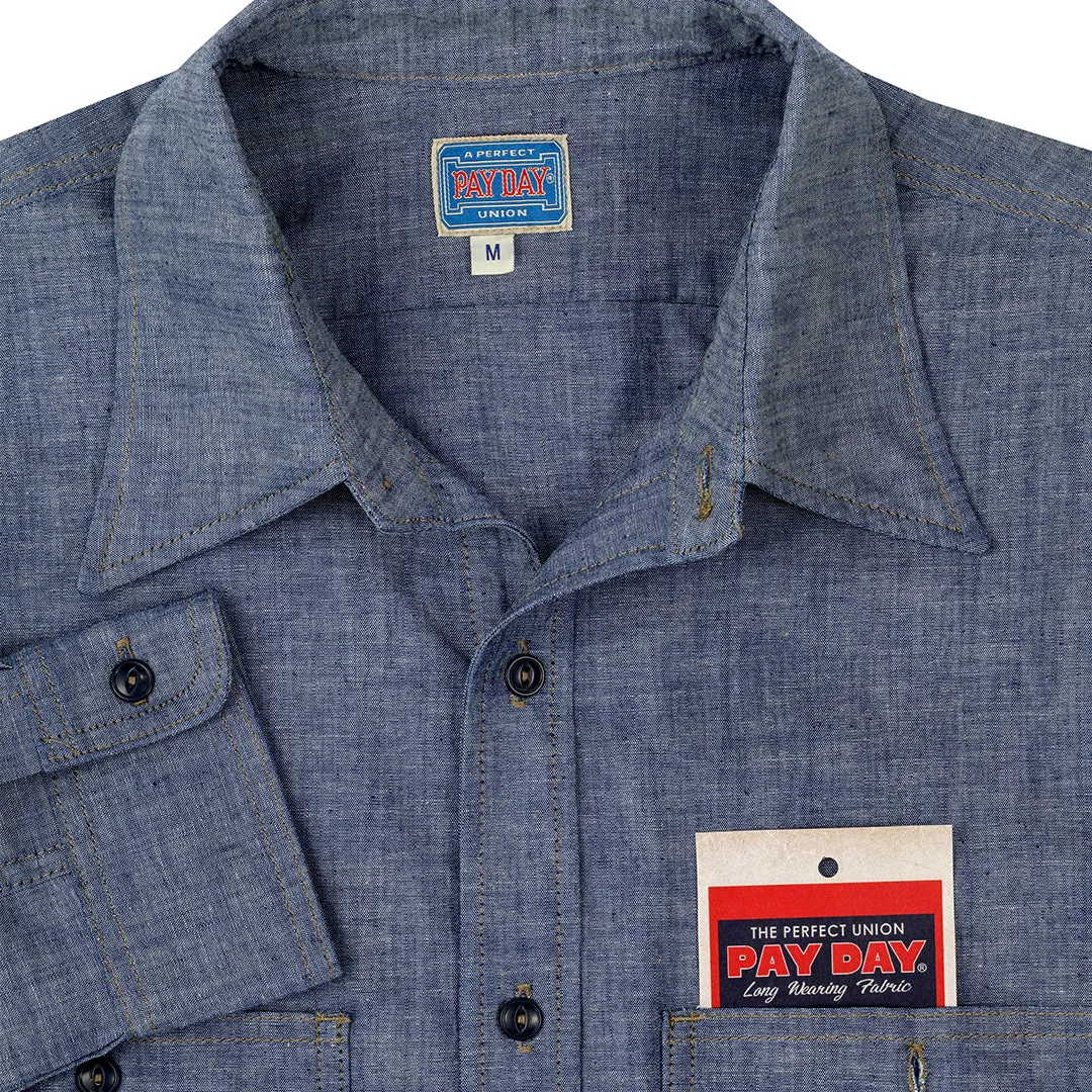 Pay Day Chambray Work Shirt Z42Z002