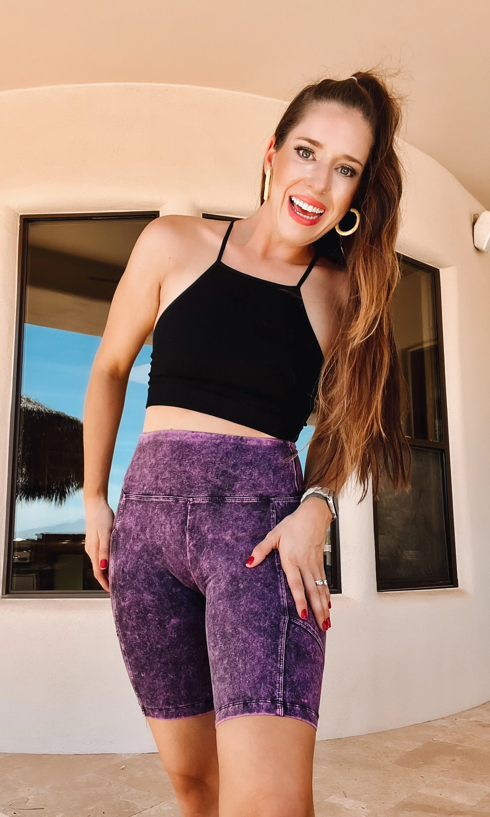 Peace Out ✌  Bike Shorts