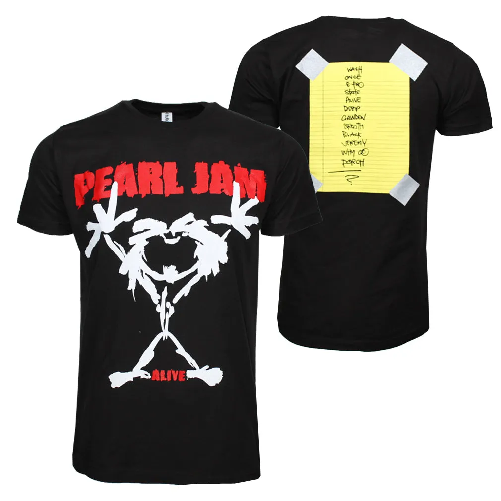 Pearl Jam Alive Black Unisex Tee