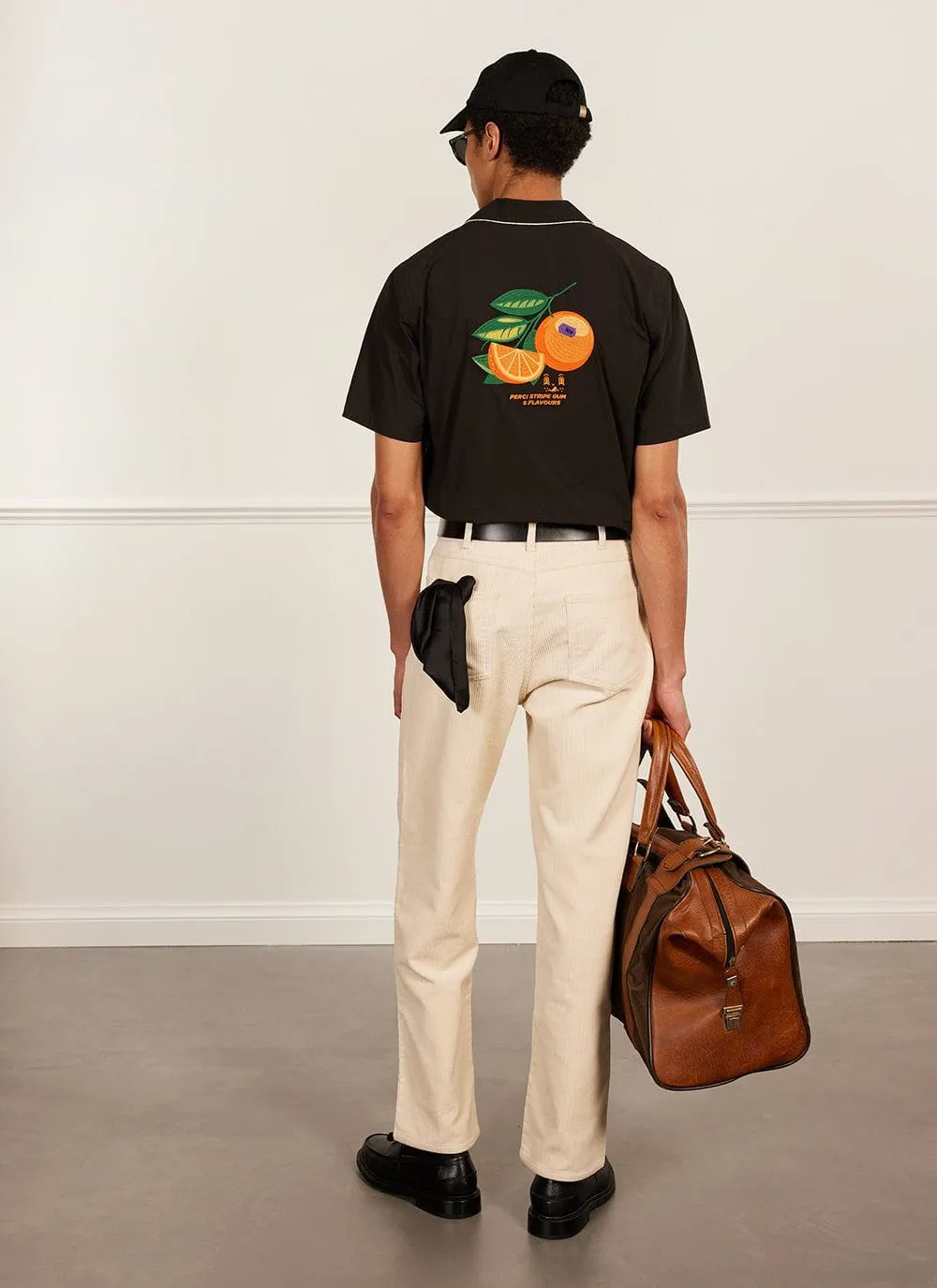 PerciCo Bowling Shirt | Cotton | Black