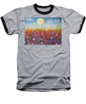 Petalled Skies ~ Baseball T-Shirt