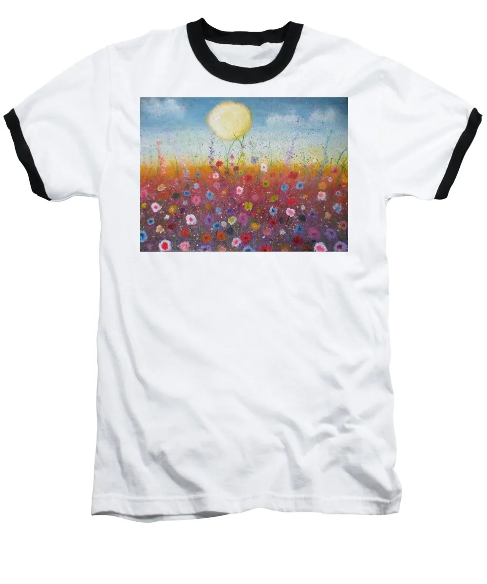 Petalled Skies ~ Baseball T-Shirt