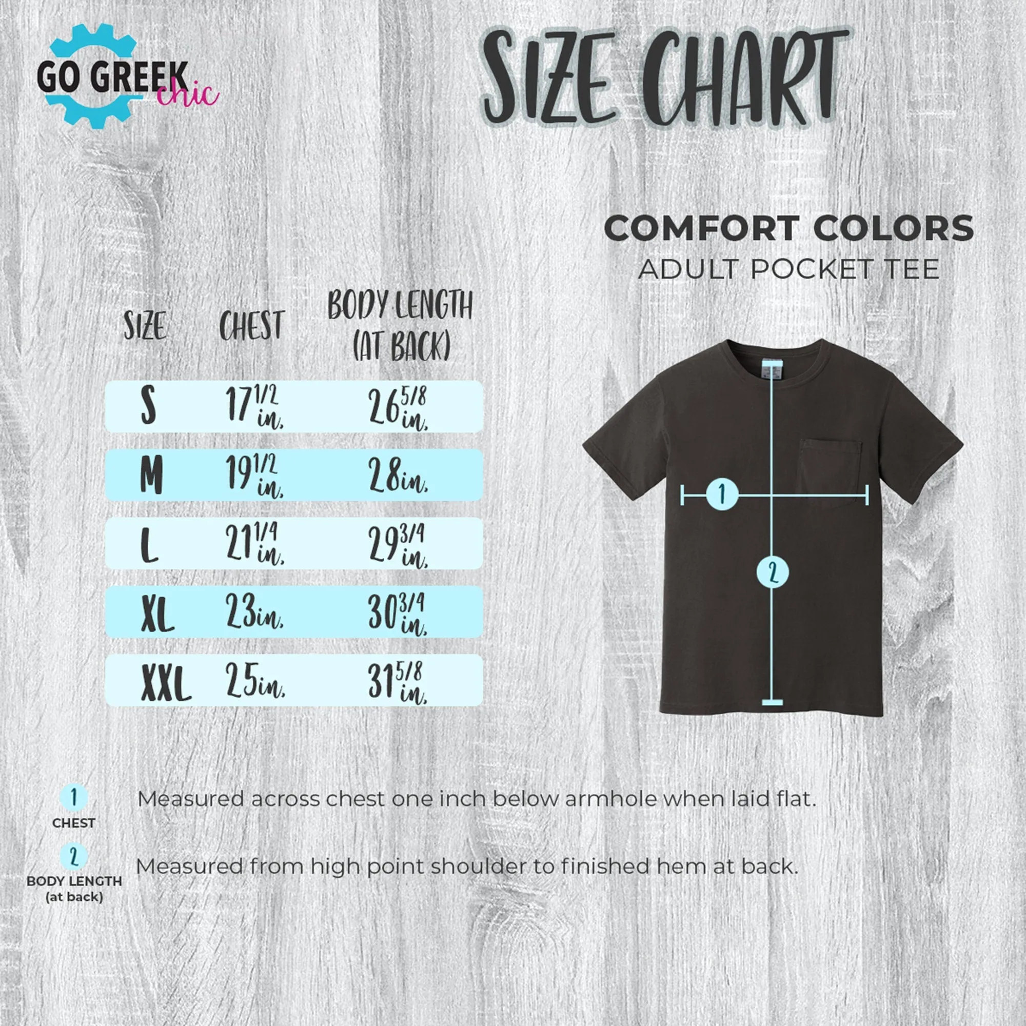 Pi Beta Phi Heart Pocket T-Shirt - Chambray