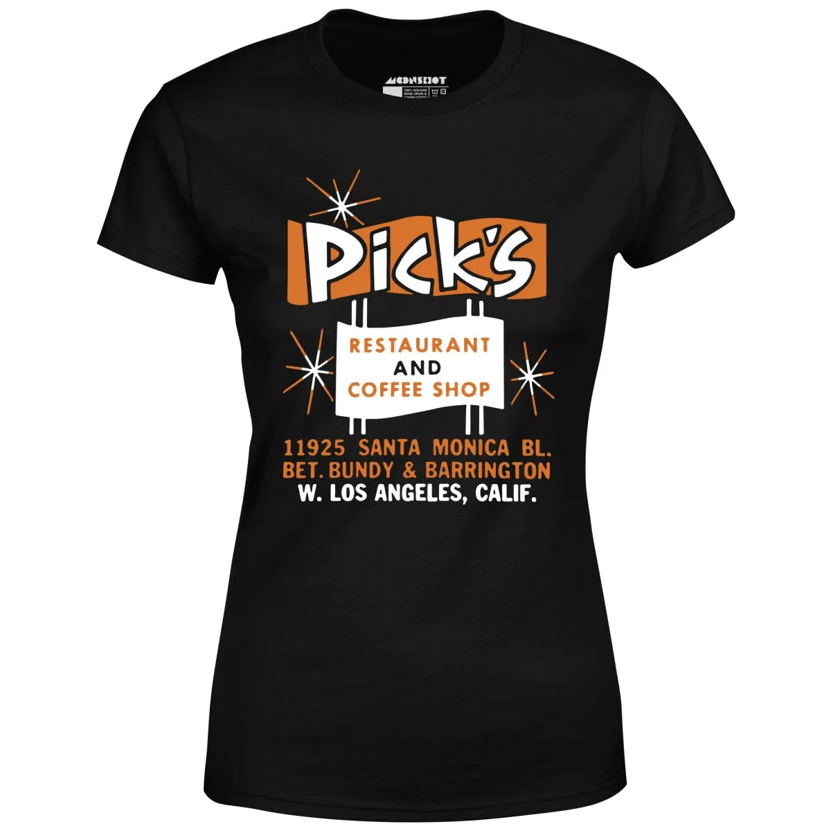 Pick's - Los Angeles, CA - Vintage Restaurant - Women's T-Shirt