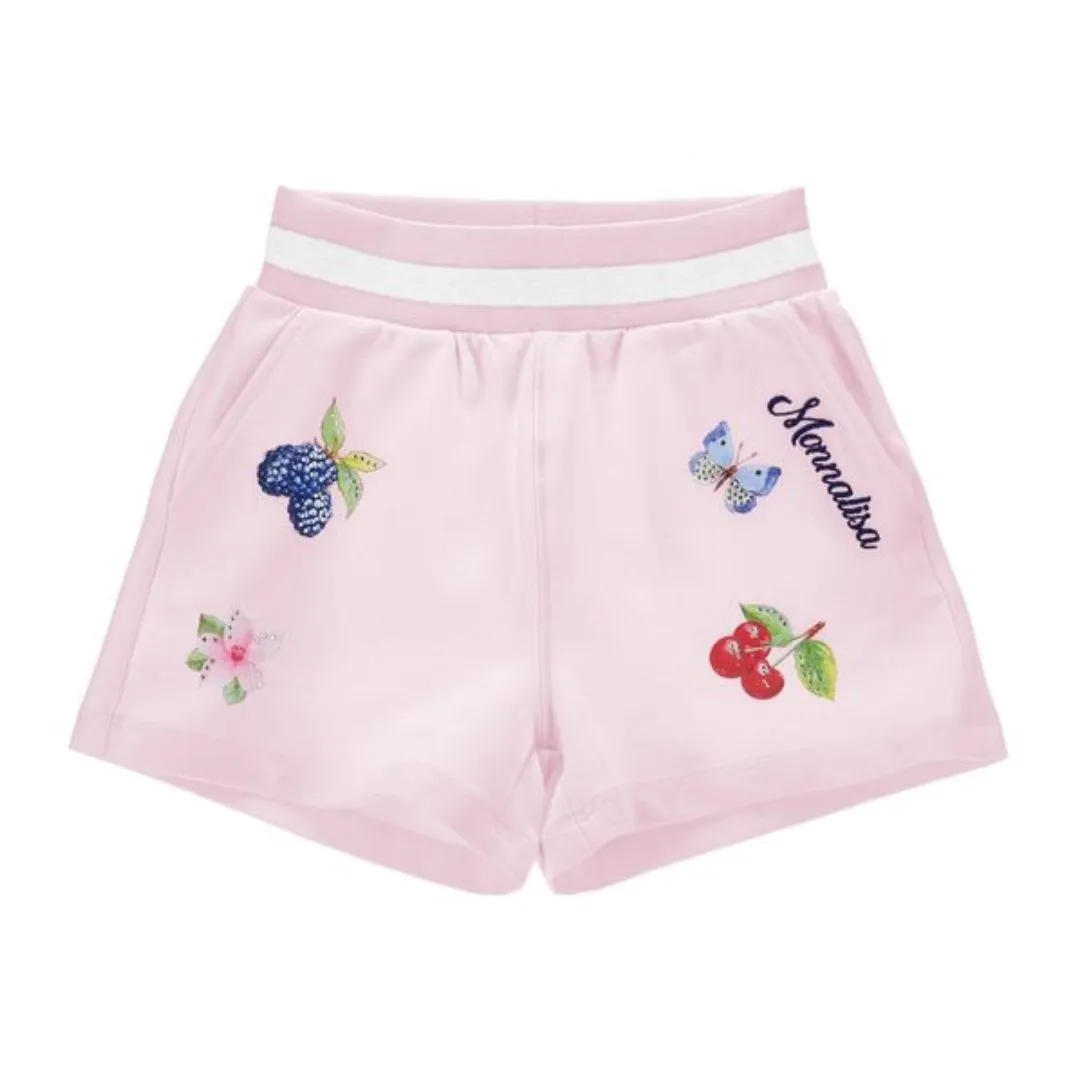 Pink Alice Sweat Top & Shorts Set