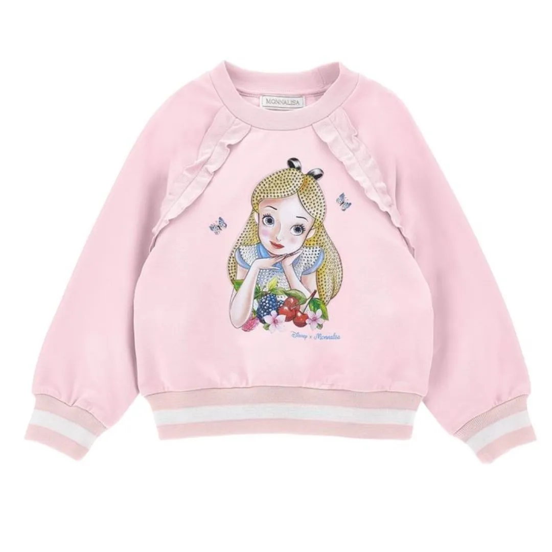Pink Alice Sweat Top & Shorts Set