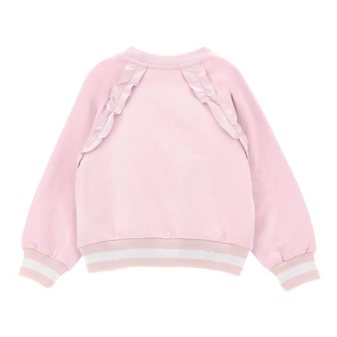 Pink Alice Sweat Top & Shorts Set