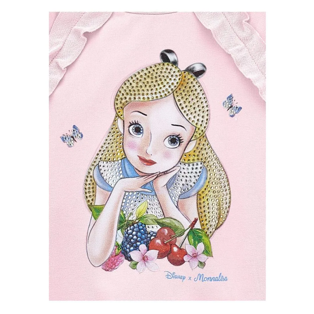 Pink Alice Sweat Top & Shorts Set