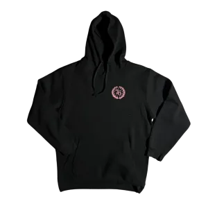 Pink Basic Crest Hoodie - Women's