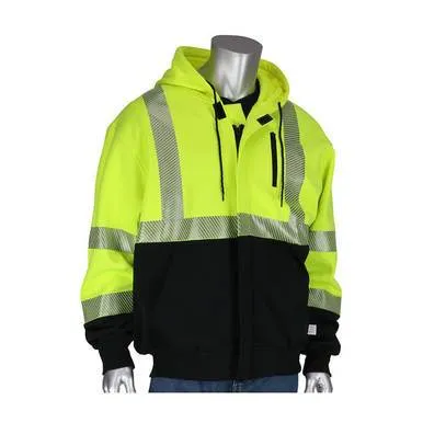 PIP ANSI Type R Class 3 AR/FR Full Zip Hooded Sweatshirt