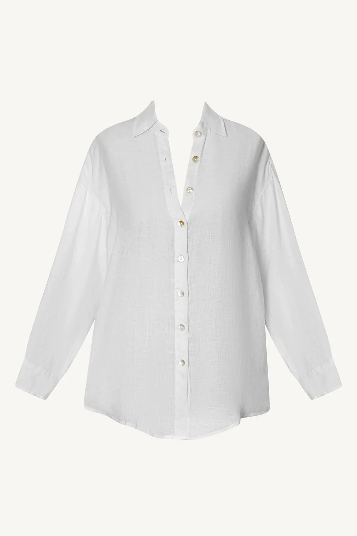 Playa Linen Shirt - White